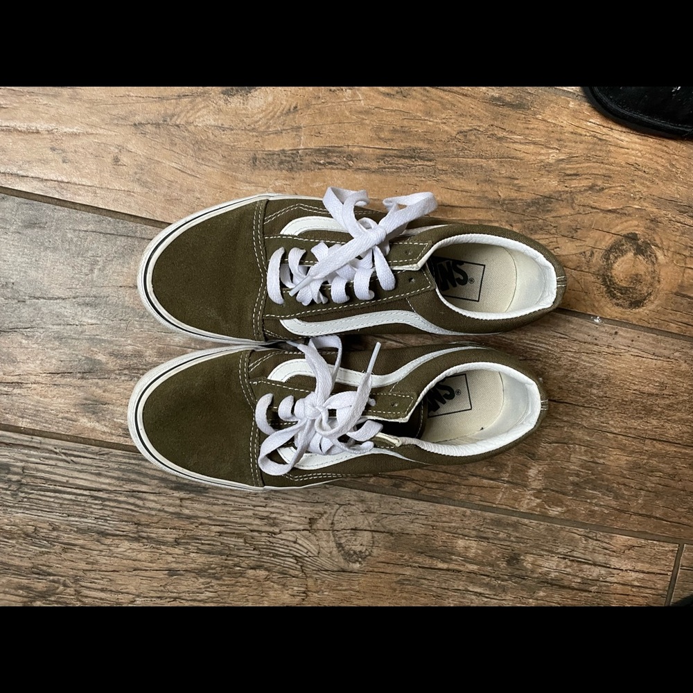 Olive/Forest Green Old Skool Vans